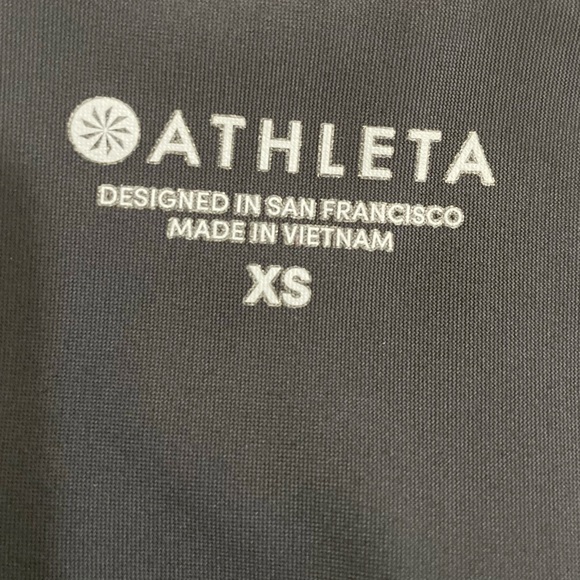 Athleta Stellar Crop Pant Black Women's XS #405525 Legging Pockets - Picture 16 of 16